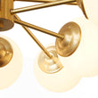 Load image into Gallery viewer, LightFixturesUSA - (OpenBox) Opal Glass Globe Sputnik Chandelier - Chandelier -