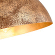 Load image into Gallery viewer, LightFixturesUSA - (OpenBox) Oversized Metal Dome Pendant Light - Chandelier - Distressed Gold - 23 in.