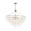 Load image into Gallery viewer, LightFixturesUSA - Oversized 8 - Light Spiral Tiered Clear Glass Bubble Chandelier - Chandelier - Brass -
