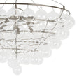 Load image into Gallery viewer, LightFixturesUSA - Oversized 8 - Light Spiral Tiered Clear Glass Bubble Chandelier - Chandelier - Brass -