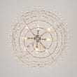 Load image into Gallery viewer, LightFixturesUSA - Oversized 8 - Light Spiral Tiered Clear Glass Bubble Chandelier - Chandelier - Brass -