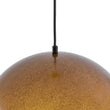 Load image into Gallery viewer, LightFixturesUSA - Oversized Antique Dark Rust Iron Dome Pendant Light - Pendant Light - 15 in./Aged Gold -