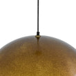 Load image into Gallery viewer, LightFixturesUSA - Oversized Antique Dark Rust Iron Dome Pendant Light - Pendant Light - 23 in./Aged Gold -