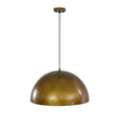 Load image into Gallery viewer, LightFixturesUSA - Oversized Antique Dark Rust Iron Dome Pendant Light - Pendant Light - 23 in./Aged Gold -
