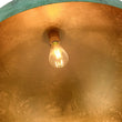 Load image into Gallery viewer, LightFixturesUSA - Oversized Industrial Copper Patina Metal Dome Pendant Light - Pendant Light - 15 in. -