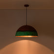Load image into Gallery viewer, LightFixturesUSA - Oversized Industrial Copper Patina Metal Dome Pendant Light - Pendant Light - 23 in. -