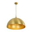 Load image into Gallery viewer, LightFixturesUSA - Oversized Vintage Luxe Brass Wide Iron Dome Pendant - Pendant Light - 15.7 in. -