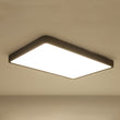 Load image into Gallery viewer, LightFixturesUSA - Rectangle Walnut Dimmable LED Flush Mount Ceiling Light - Ceiling Light - Walnut -