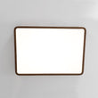 Load image into Gallery viewer, LightFixturesUSA - Rectangle Walnut Dimmable LED Flush Mount Ceiling Light - Ceiling Light - Walnut -