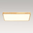 Load image into Gallery viewer, LightFixturesUSA - Rectangle Wood Dimmable LED Flush Mount Light - Ceiling Light - Wooden -