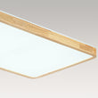 Load image into Gallery viewer, LightFixturesUSA - Rectangle Wood Dimmable LED Flush Mount Light - Ceiling Light - Wooden -
