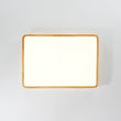 Load image into Gallery viewer, LightFixturesUSA - Rectangle Wood Dimmable LED Flush Mount Light - Ceiling Light - Wooden -