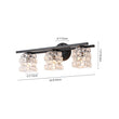 Load image into Gallery viewer, LightFixturesUSA - Rubik Cube Style Faceted Crystal Shade Vanity Wall Sconce - Wall Sconce - 3 - Lt -