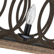 Load image into Gallery viewer, LightFixturesUSA - Rustic Aged Wooden Rectangle Box Kitchen Island Pendant - Chandelier - Rustic -