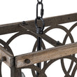 Load image into Gallery viewer, LightFixturesUSA - Rustic Aged Wooden Rectangle Box Kitchen Island Pendant - Chandelier - Rustic -