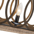 Load image into Gallery viewer, LightFixturesUSA - Rustic Aged Wooden Rectangle Box Kitchen Island Pendant - Chandelier - Rustic -