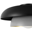Load image into Gallery viewer, LightFixturesUSA - Scandinavian 2 - Layer Metal Dome Semi Flush Mount Light - Ceiling Light - 18 in -
