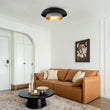 Load image into Gallery viewer, LightFixturesUSA - Scandinavian 2 - Layer Metal Dome Semi Flush Mount Light - Ceiling Light - 18 in -