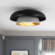 Load image into Gallery viewer, LightFixturesUSA - Scandinavian 2 - Layer Metal Dome Semi Flush Mount Light - Ceiling Light - 18 in -
