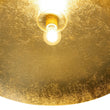 Load image into Gallery viewer, LightFixturesUSA - Scandinavian Retro Oversized Black Gold Flat Dome Metal Pendant - Chandelier - Black+Gold -