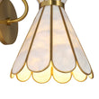 Load image into Gallery viewer, LightFixturesUSA - Sculptural Bloom 1 - Light Brass Capiz Shell Glass Wall Sconce - Wall Sconce - 2 Packs -
