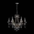 Load image into Gallery viewer, LightFixturesUSA - Shabby Chic 6 - Light Crystal Empire Candle Chandelier - Chandelier - 27.6 in. -
