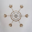Load image into Gallery viewer, LightFixturesUSA - Shabby Chic 6 - Light Crystal Empire Candle Chandelier - Chandelier - 27.6 in. -