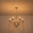 Load image into Gallery viewer, LightFixturesUSA - Shabby Chic 6 - Light Crystal Empire Candle Chandelier - Chandelier - 27.6 in. -