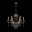 Load image into Gallery viewer, LightFixturesUSA - Shabby Chic 6 - Light Crystal Empire Candle Chandelier - Chandelier - 27.6 in. -