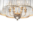 Load image into Gallery viewer, LightFixturesUSA - Shabby Chic Antique Silver Crystal Cage Pendant Light - Chandelier - 21.7 in. -