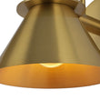 Load image into Gallery viewer, LightFixturesUSA - Single Cone Mid - century Wall Light Wall Sconce - Wall Sconce - Brass -
