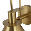 Load image into Gallery viewer, LightFixturesUSA - Single Cone Mid - century Wall Light Wall Sconce - Wall Sconce - Brass -