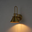 Load image into Gallery viewer, LightFixturesUSA - Single Cone Mid - century Wall Light Wall Sconce - Wall Sconce - Brass -