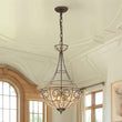 Load image into Gallery viewer, LightFixturesUSA - Victorian Antique Bronze Crystal Empire Chandelier - Chandelier - Antique Bronze -
