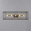 Load image into Gallery viewer, LightFixturesUSA - Vintage Italy Glam Crystal Rectangular Linear Chandelier - Chandelier - Oil - Rubbed Bronze -