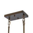 Load image into Gallery viewer, LightFixturesUSA - Vintage Italy Glam Crystal Rectangular Linear Chandelier - Chandelier - Oil - Rubbed Bronze -