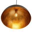 Load image into Gallery viewer, LightFixturesUSA - Vintage Luxe Black Gold Hammered Dome Pendant Light - Pendant Light - 15.7 in -