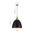 Load image into Gallery viewer, LightFixturesUSA - Vintage Luxe Farmhouse Large Iron Bell Pendant Light - Pendant Light - White -