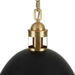 Load image into Gallery viewer, LightFixturesUSA - Vintage Luxe Farmhouse Large Iron Bell Pendant Light - Pendant Light - White -