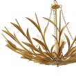 Load image into Gallery viewer, LightFixturesUSA - Vintage Luxe Gold Bloom Leaf Branch Oversized Basket Chandelier - Chandelier - 33.5 in. -