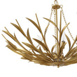 Load image into Gallery viewer, LightFixturesUSA - Vintage Luxe Gold Bloom Leaf Branch Oversized Basket Chandelier - Chandelier - 33.5 in. -