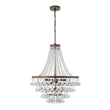 Load image into Gallery viewer, LightFixturesUSA - Vintage Luxury Antique Bronze Crystal Empire Chandelier - Chandelier - Antique -