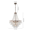Load image into Gallery viewer, LightFixturesUSA - Vintage Luxury Antique Bronze Crystal Empire Chandelier - Chandelier - Antique -