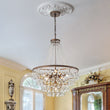 Load image into Gallery viewer, LightFixturesUSA - Vintage Luxury Antique Bronze Crystal Empire Chandelier - Chandelier - Antique -