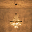 Load image into Gallery viewer, LightFixturesUSA - Vintage Luxury Antique Bronze Crystal Empire Chandelier - Chandelier - Antique -