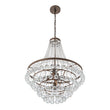 Load image into Gallery viewer, LightFixturesUSA - Vintage Luxury Antique Bronze Crystal Empire Chandelier - Chandelier - Antique -