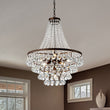 Load image into Gallery viewer, LightFixturesUSA - Vintage Luxury Antique Bronze Crystal Empire Chandelier - Chandelier - Antique (New Arrival Exclusive Offer) -