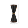 Load image into Gallery viewer, LightFixturesUSA - Vintage Up Down Hourglass Flush Mount Wall Light - Wall Sconce - 2 Packs -