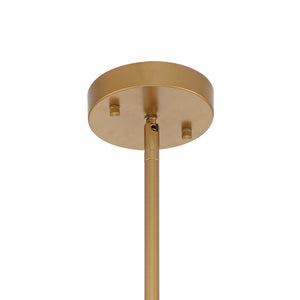 10-Light Geometric Sputnik Sunburst Chandelier