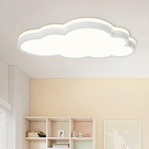 LED Cloud Light Fixture Dimmable Flush Mount for Kids
